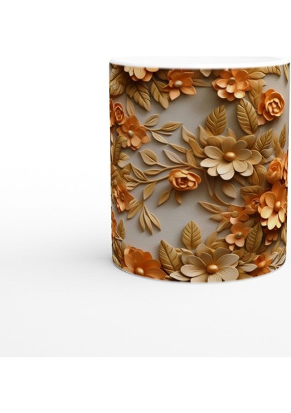 Gün Batımı Esintili Çiçekli Kupa Bardak fiyatları