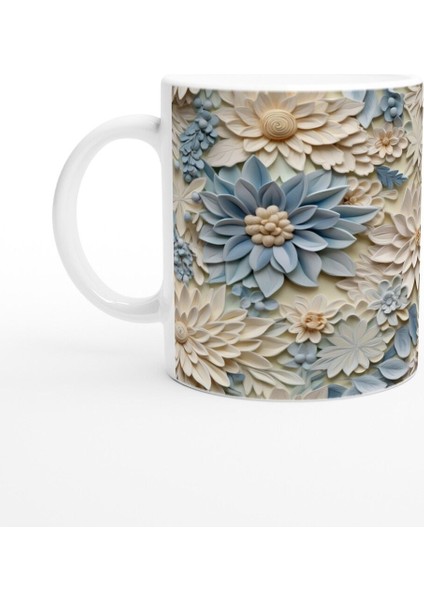 Pastel Mavinin Bahar Dokunuşu Kupa Bardak