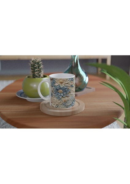 Pastel Mavinin Bahar Dokunuşu Kupa Bardak fırsatları