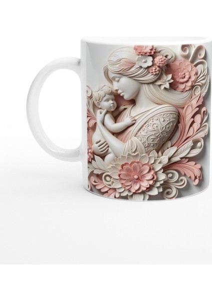 Sakin Bir Dokunuş Anneler Günü Kupa Bardak