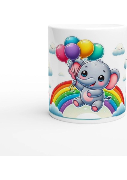 Balonlarla Uçan Sevimli Fil Kupası