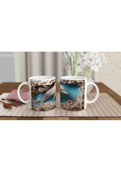 Okyanus Dansı Yunus Figürlü Kupa Bardak indirimleri