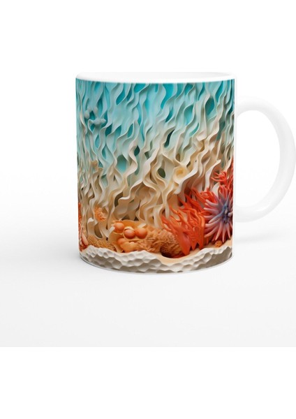 Mercan Dalgalarında Saklanan Güzellik Kupa Bardak modelleri