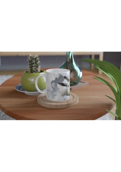 Duvarı Yarmış Dağ Keçisi Temalı Baskılı Kupa Bardak fırsatları