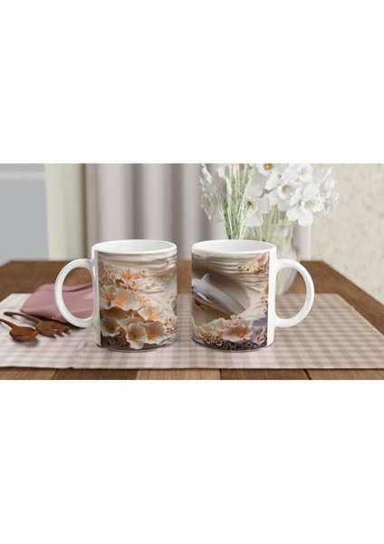 Gece Deniz Manzaralı Yunus Desenli Su Altı Temalı Kupa Bardak indirimleri