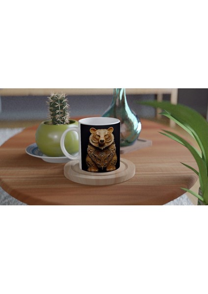 Altın Çiçekli Bohem Ayı Kupa Bardak fırsatları