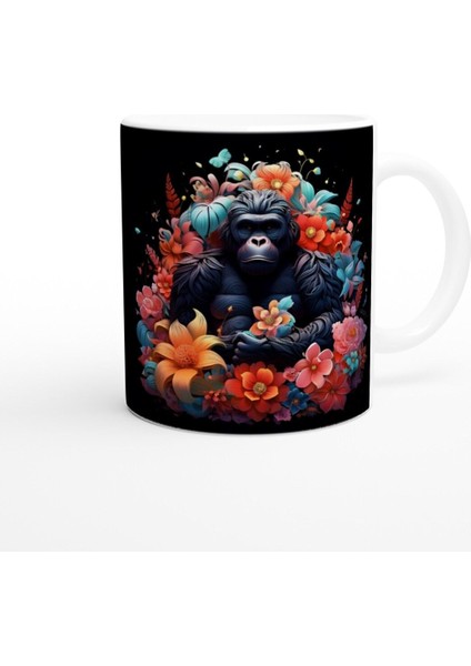 Çiçeklerin Efendisi Goril Kupa Bardak modelleri