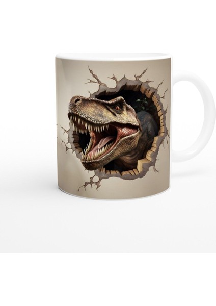 Duvar Kıran T-Rex Dinozor Kupa Bardak modelleri