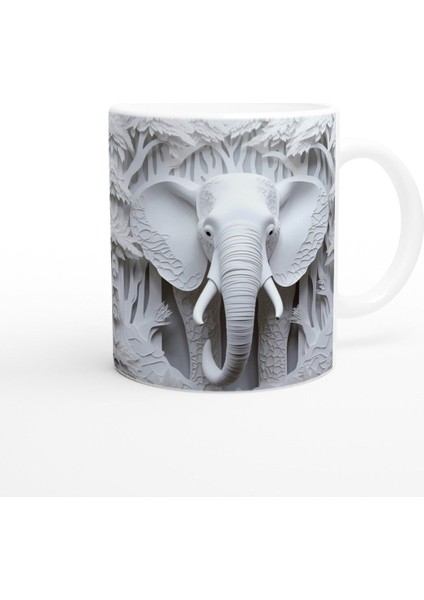 Ormanın Sessiz Gücü Fil Temalı Baskılı Kupa Bardak fiyatları