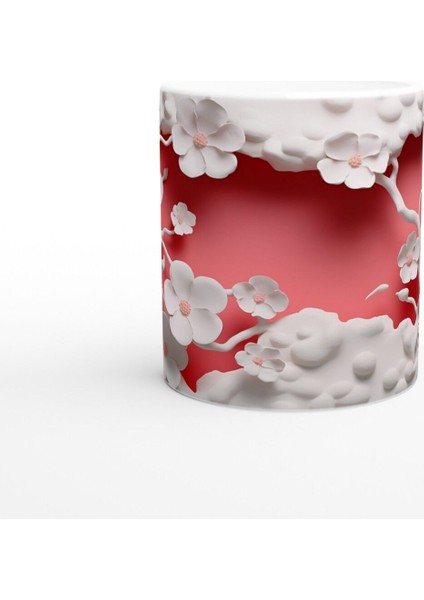 Mercan Çiçekleri ve Dalgalar Su Altı Temalı Kupa Bardak fiyatları