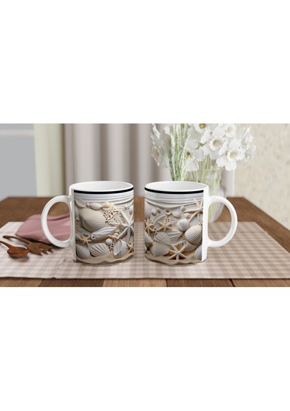 Sahil Kumundaki Deniz Hazineleri Kupa Bardak indirimleri