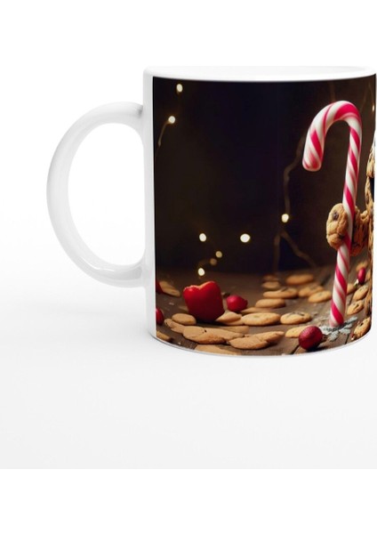 Kurabiye Canavarı Yılbaşı Partisi Temalı Çocuklara Özel Baskılı Kupa Bardak fiyatları