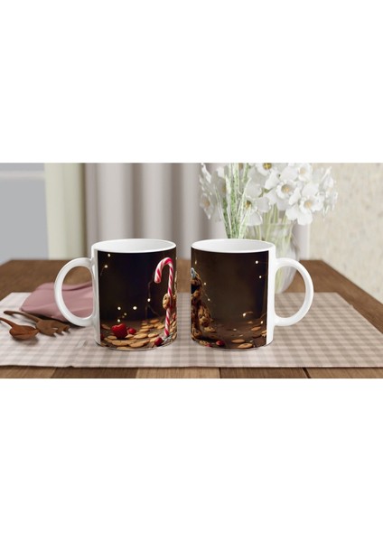 Kurabiye Canavarı Yılbaşı Partisi Temalı Çocuklara Özel Baskılı Kupa Bardak indirimleri