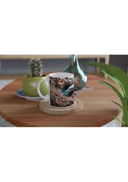 Mercan Bahçesindeki Neşeli Yunus Kupa Bardak fırsatları