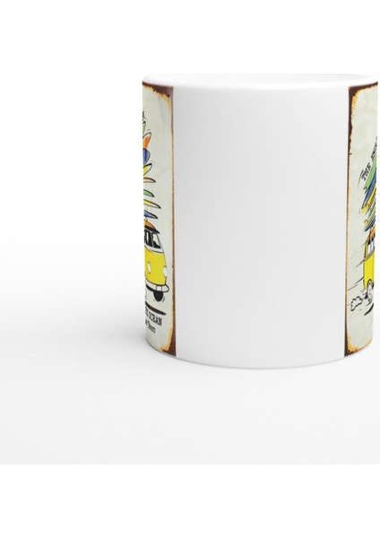 Endless Summer Retro Sörf Minibüs Baskılı Kupa Bardak modelleri