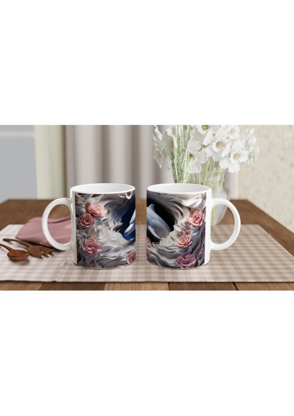 Pembe Güller Arasında Mutlu Yunus Kupa Bardak indirimleri