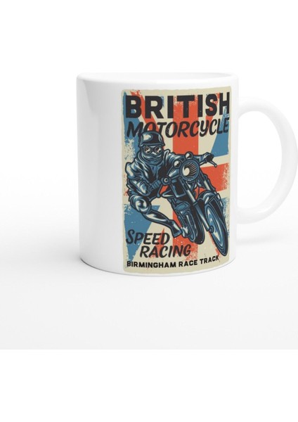British Motorcycle Speed Racing Baskılı Kupa Bardak fiyatları
