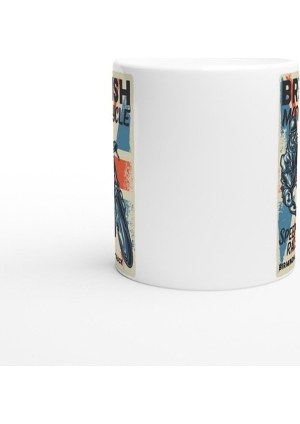 British Motorcycle Speed Racing Baskılı Kupa Bardak modelleri