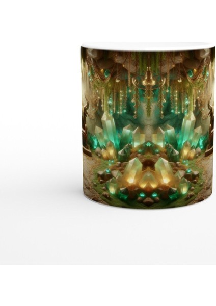 Boğa Burcu Baskılı Kahve Kupası - Büyülü Kristal Mağarası Temalı Vs1 fiyatları
