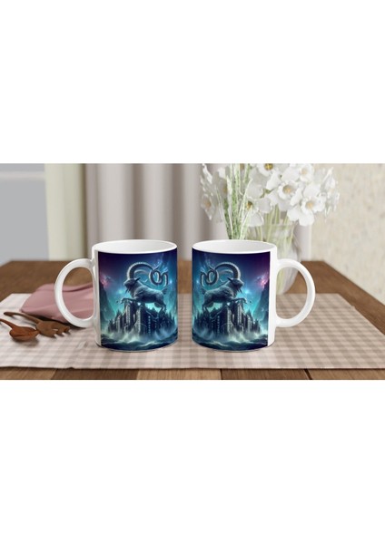 Oğlak Burcu Baskılı Kahve Kupası - Astral Denizaltı Dünyası Vs2 indirimleri