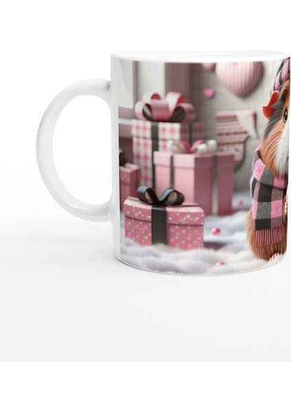 Kalpli Şapkalı Kobay Temalı Baskılı Kupa Bardak fiyatları