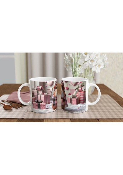 Kalpli Şapkalı Kobay Temalı Baskılı Kupa Bardak indirimleri