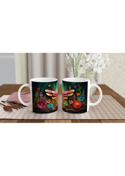 Büyülü Mağarada Uçan Yusufçuk Temalı Baskılı Kupa Bardak indirimleri