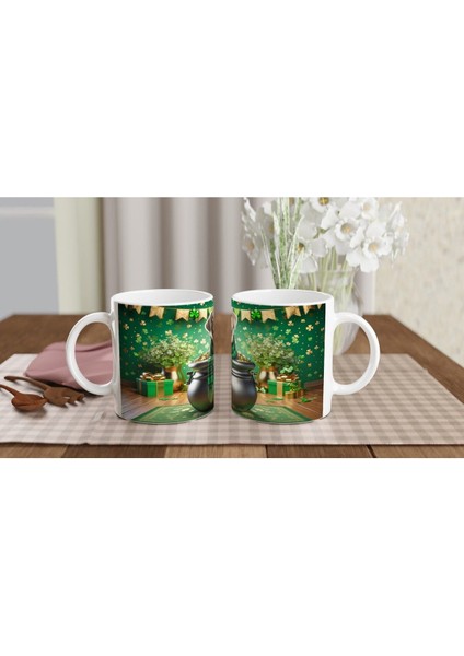 Şans Kazanında Oturan Labrador Temalı Baskılı Kupa Bardak indirimleri