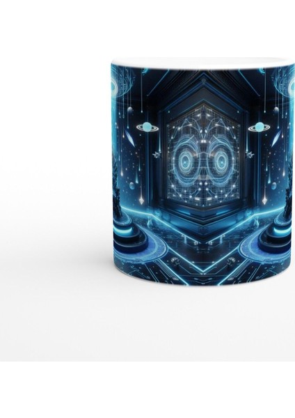 Kova Burcu Baskılı Kahve Kupası - Galaktik Taht Odası Temalı Vs1 fiyatları