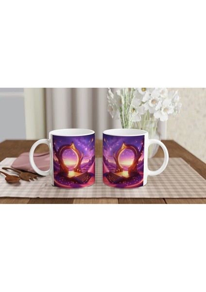 Yay Burcu Baskılı Kahve Kupası - Elementsel Doğa Krallığı Temalı Vs4 indirimleri