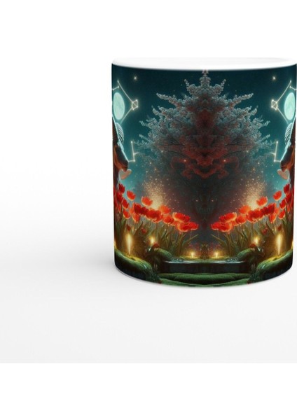 Koç Burcu Baskılı Kahve Kupası - Ay Işığında Zodyak Bahçesi Vs4 fiyatları