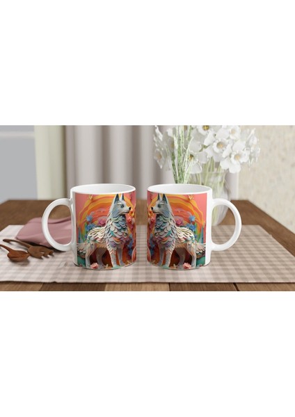 Renkli Rüyaların Kurdu Baskılı Kupa Bardak indirimleri