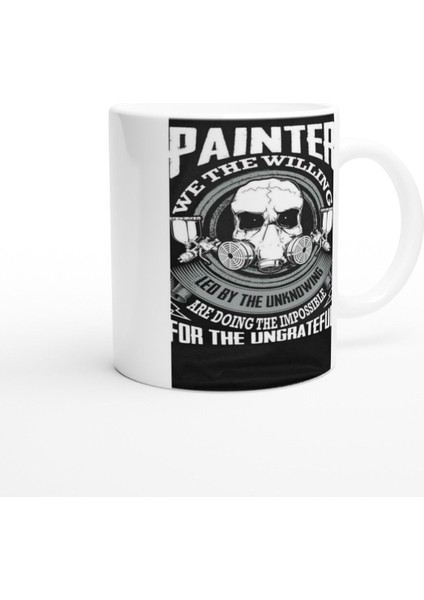 Boya Maskesi ve Kafatası Temalı Cesur Tasarım Kupa Bardak fiyatları