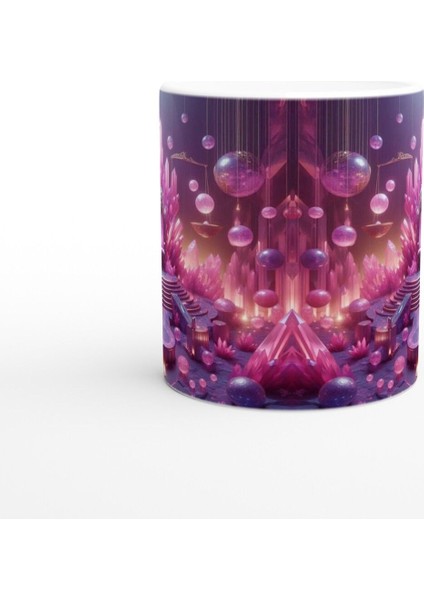 Terazi Burcu Baskılı Kahve Kupası - Büyülü Kristal Mağarası Temalı Vs2 fiyatları