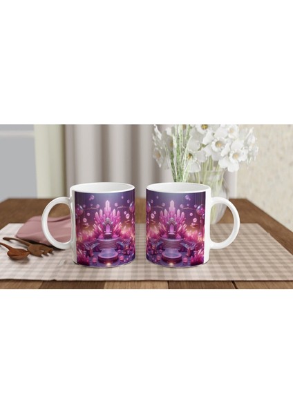 Terazi Burcu Baskılı Kahve Kupası - Büyülü Kristal Mağarası Temalı Vs2 indirimleri