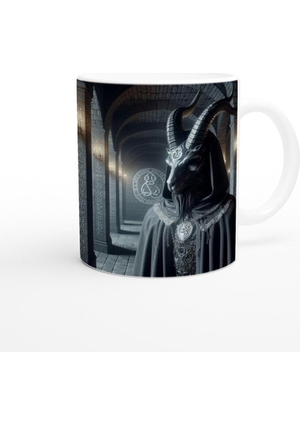 Oğlak Burcu Baskılı Kahve Kupası - Zodyak Maskeli Balo Vs1 modelleri