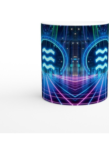 Kova Burcu Baskılı Kahve Kupası - Zodyak Maskeli Balo Vs3 fiyatları