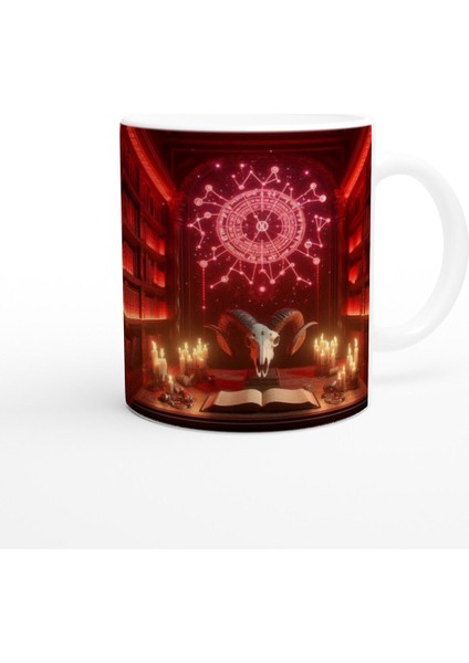 Koç Burcu Baskılı Kahve Kupası - Zodyak Kütüpanesi Vs1 modelleri