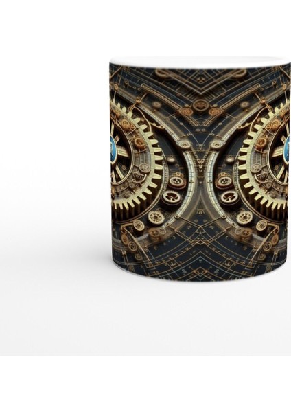 Başak Burcu Baskılı Kahve Kupası - Zamanın Çarkları Astroloji Mekanizması Vs4 fiyatları