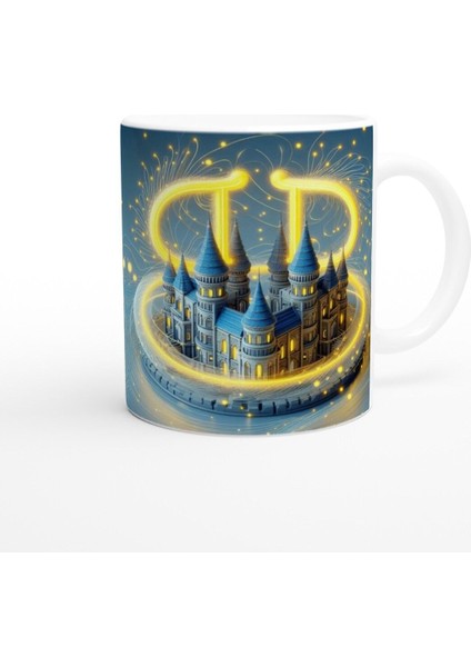 Ikizler Burcu Baskılı Kahve Kupası - Burçlar Krallığı Şatosu Vs2 modelleri