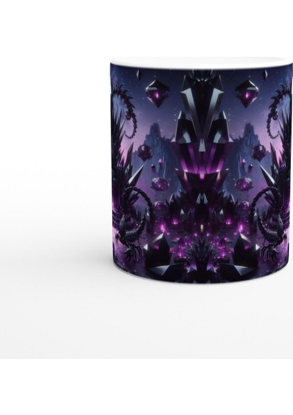 Akrep Burcu Baskılı Kahve Kupası - Büyülü Kristal Mağarası Temalı Vs4 fiyatları