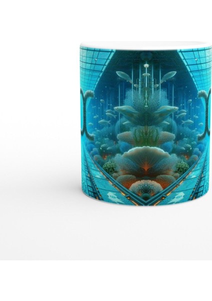Başak Burcu Baskılı Kahve Kupası - Astral Denizaltı Dünyası Vs3 fiyatları