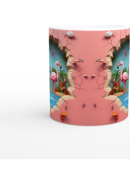Tropikal Flamingo Baskılı Kupa Bardak fiyatları