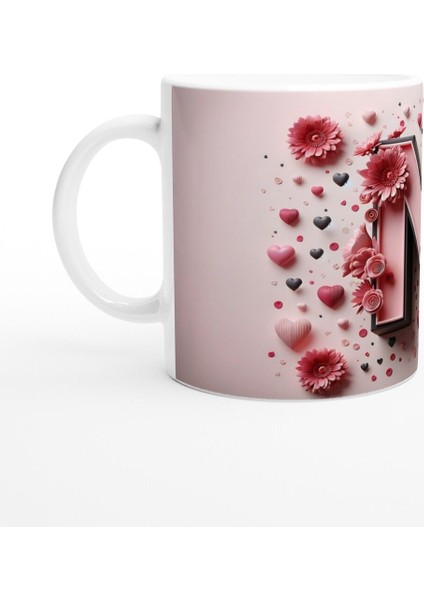 N Harfi Şık Detaylı Alfabe Kupa Bardak fiyatları