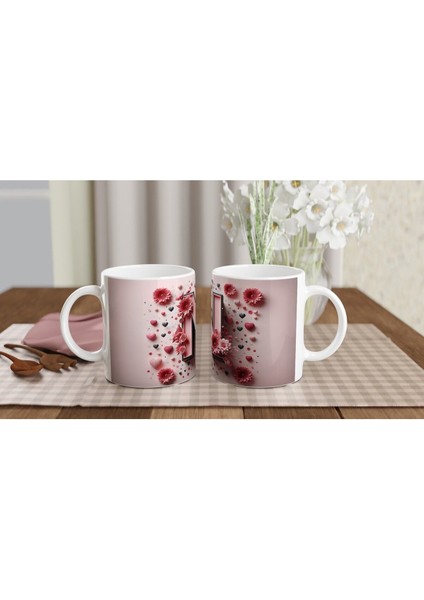 N Harfi Şık Detaylı Alfabe Kupa Bardak indirimleri