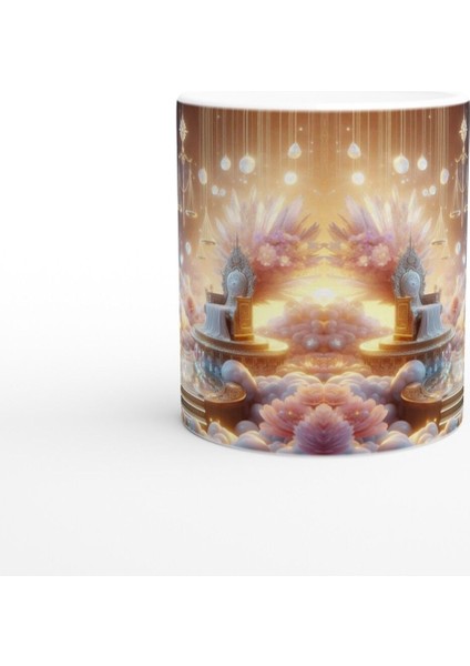 Terazi Burcu Baskılı Kahve Kupası - Elementsel Doğa Krallığı Temalı Vs4 fiyatları