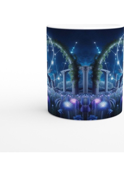 Yay Burcu Baskılı Kahve Kupası - Ay Işığında Zodyak Bahçesi Vs1 fiyatları