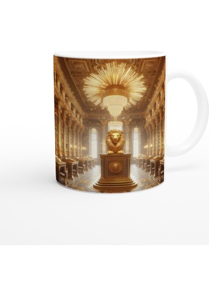 Aslan Burcu Baskılı Kahve Kupası - Zodyak Kütüpanesi Vs1 modelleri