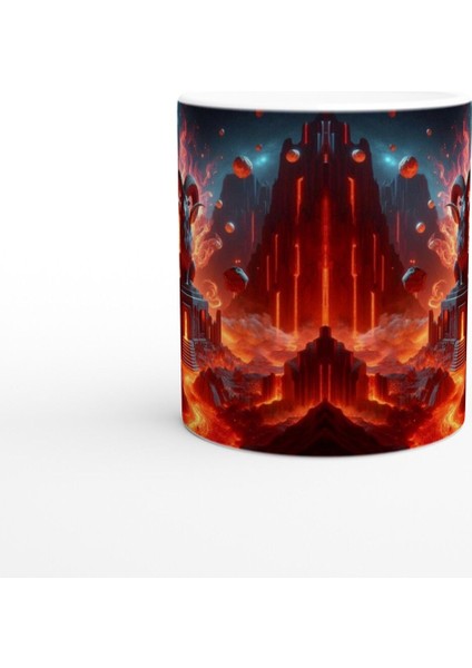 Koç Burcu Baskılı Kahve Kupası - Elementsel Doğa Krallığı Temalı Vs1 fiyatları