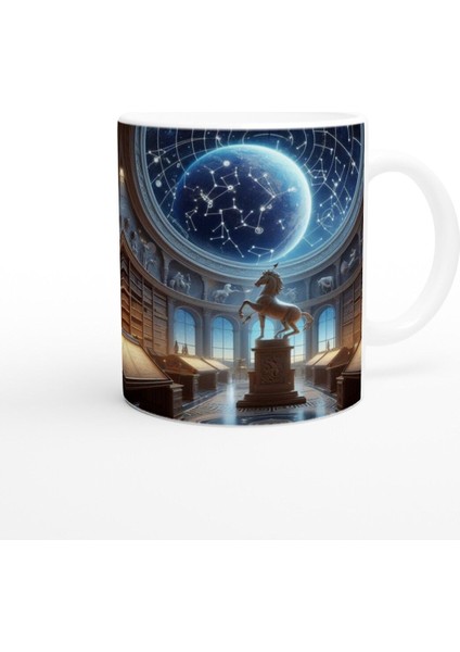 Yay Burcu Baskılı Kahve Kupası - Zodyak Kütüpanesi Vs3 modelleri